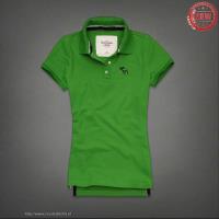 dames abercrombie fitch korte polo tees groen Hot Verkoop Mode b9taq845